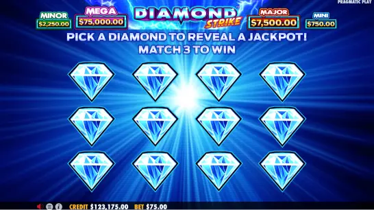 Indian slot Diamond Strike with a bonus game